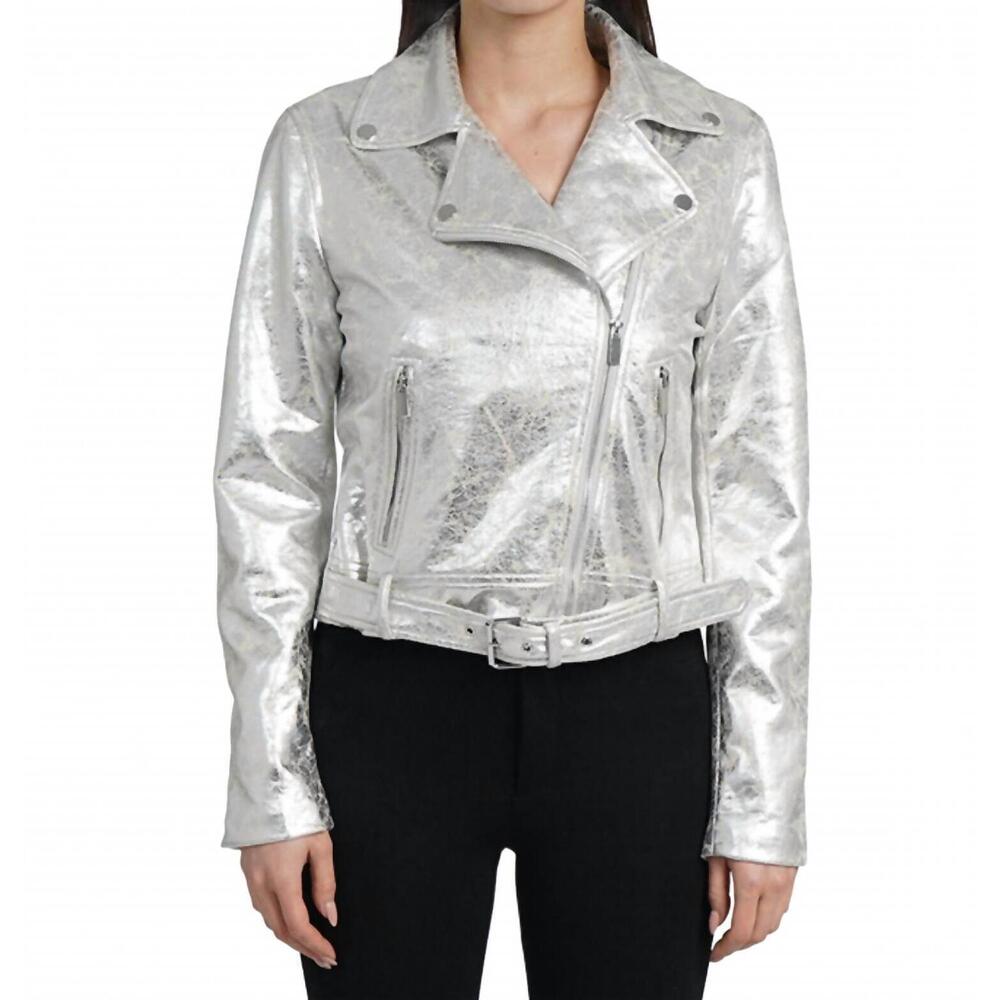 NEW LOVE TOKEN liza jacket in silver